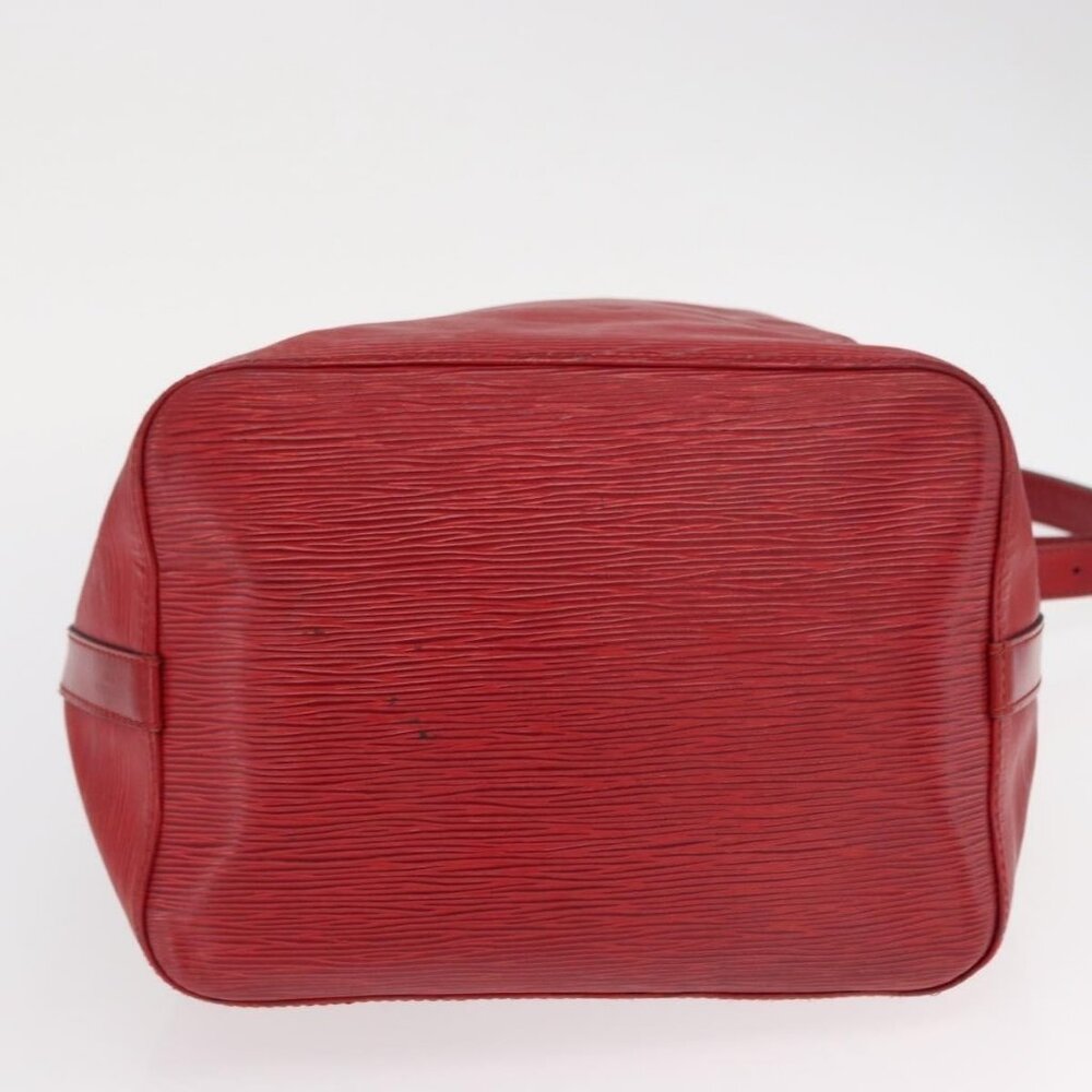 Authentic LOUIS VUITTON Epi Petit Noe Shoulder Bag Red M44107 LV - Picture 12 of 16